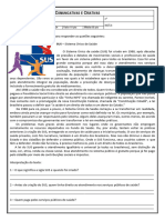 Avaliação bimestral - Práticas Comunicativas e Criativas 1 ano EM