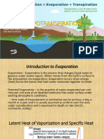 Lesson 6 Evapotranspiration