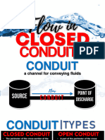 Lesson 7 Flow in Closed Conduits