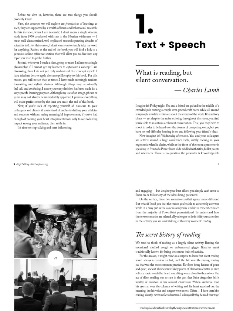 Chapter 1 - Text + Speech | PDF | Speech | Mental Processes