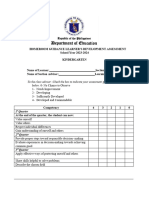 Homeroom Guidance Learners Development Assessment Kindergarten Deped Tambayan