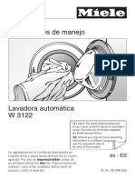 Miele W 3122 User Manual