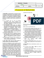 CNSA - 3º Anos - Química II - Prof. MSc. Juan Bandeira - 2 Lista de Treinamento de Radioatividade Com Resoluçã Comentada de Todas Questões