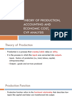 6 - Theory of Production, Accounting and Economic Cost (Notes) - 1