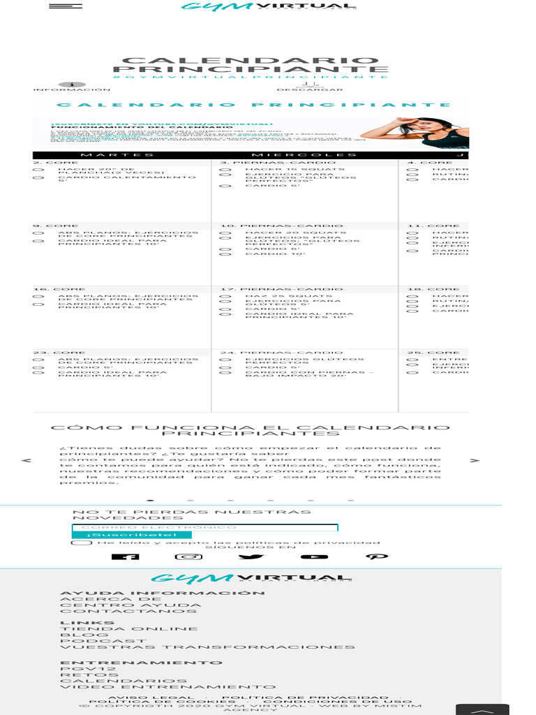 calendario-principiante-gym-virtual-pdf