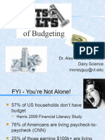 Nutes and Bolts of Budgeting