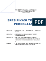 Spesifikasi Teknis SD Inpres Bertingkat Mamajang I