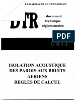 DTR C 3.1.1 Isolation Acoustique Des Parois Aux Bruits Aériens Rev02