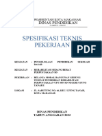 Spesifikasi Teknis Pekerjaan Ujung Tanah I