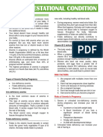 Iii. C - Gestational Anemia in Pregnancy