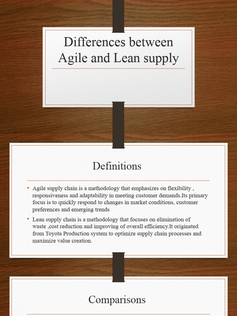 Differences between agile and lean supply pdf agile software