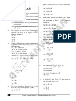 Section - A: (Test - Vectors & Projectile Motion) (11mar2023)