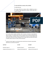 Sensor Ultrasónico Resistente Al Agua A02YYUW Con Arduino