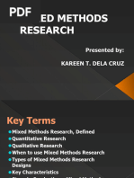 Mixed Methods Research - Dela Cruz