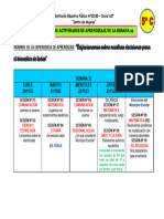 Planificador de La Semana 35