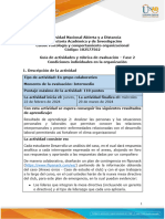 Guia de Actividades y Rúbrica de Evaluación - Fase 2 Condiciones Individuales en La Organización