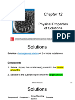 (Module 1) Physical Properties of Solutions