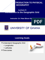 Lecture 3 The Geographic Grid - 2023