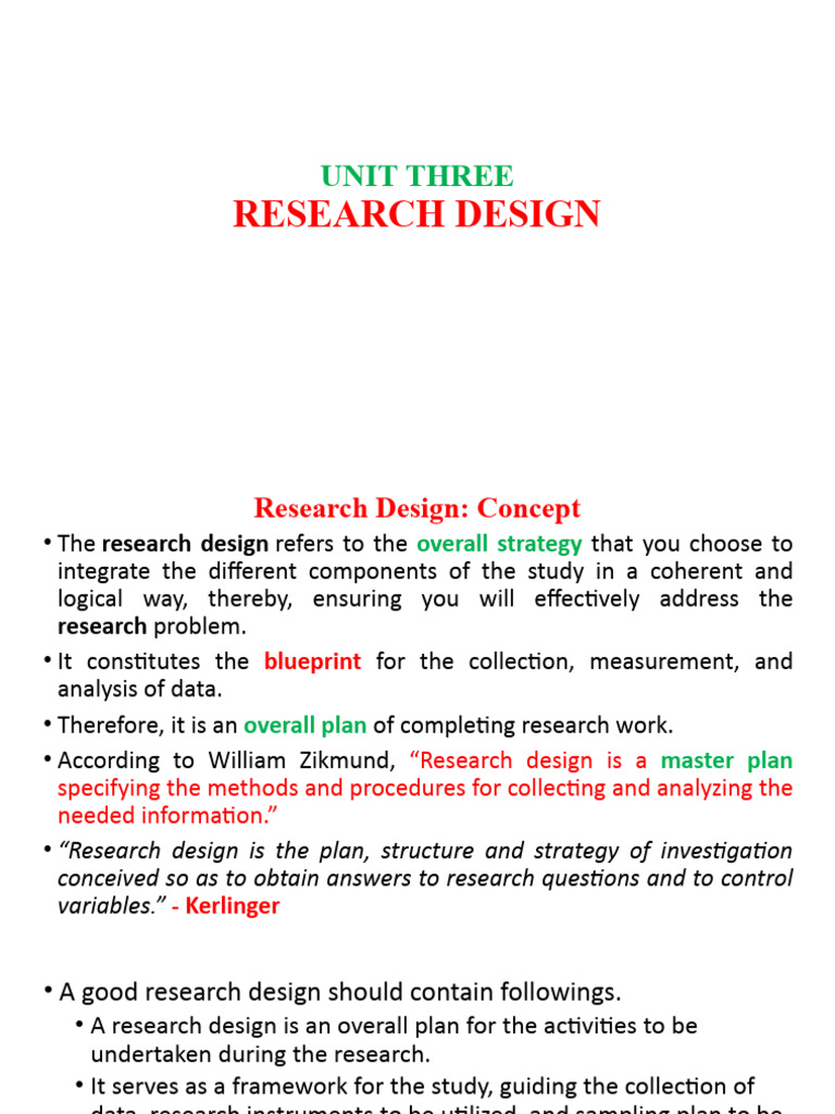Types of Research Design Explained | PDF | Experiment | Qualitative ...