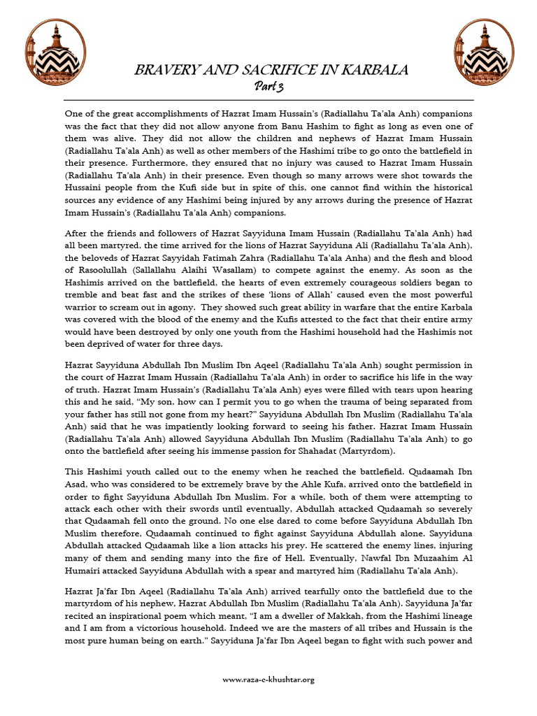 Iqbal Poetry About Karbala Justice &amp; Sacrifice That Inspires