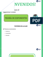 CC - PPT - Teoría de Exponentes