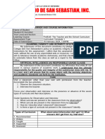 (Curriculum Template 1) Types of Curricula in An Elementary Classroom