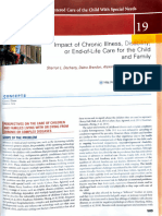 Impact of Chronic Illness, Disability or End-Of-life Care