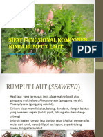 Sifat Fungsional Komponen Kimia Rumput Laut