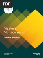 INSEAD MIM Brochure WEB V2