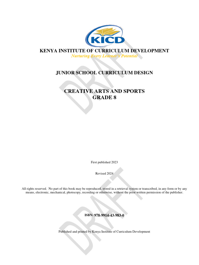 Creative arts sports grade 8 formatted 6 3 2024 pdf learning