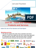 Unit 04 - Travel and Tourism Products and Services