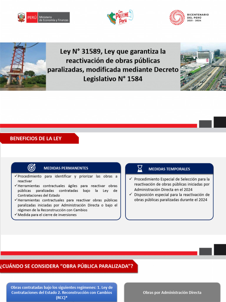 LEY 31589 y Modificatoria - EnE24 | PDF