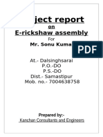 Project Report On E-Rickshaw