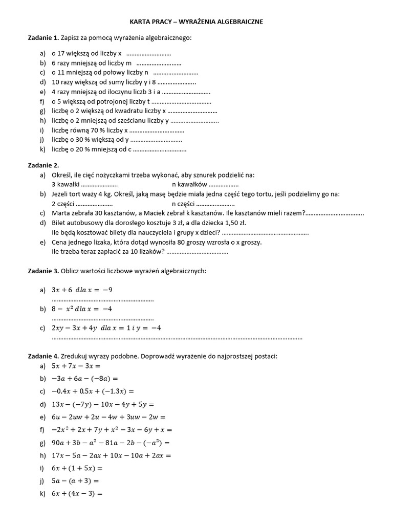 karta-pracy-wyra-enia-algebraiczne-pdf