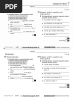 Unit 2 Test C for Class VII English | PDF