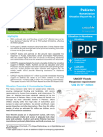 UNICEF Pakistan Humanitarian Situation Report No. 2 (Floods) 09 September 2022