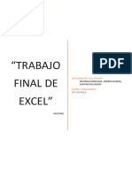 Trabajo Final de Excel