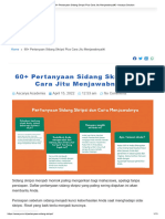 60+ Pertanyaan Sidang Skripsi Plus Cara Jitu Menjawabnya - Ascarya Solution