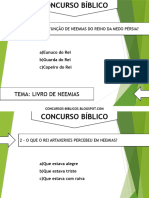 Concurso Biblico Neemias