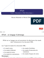 XPath Cours Document Et Web Semantique