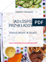 Jadlospis Zelazo Przykladowy 2020