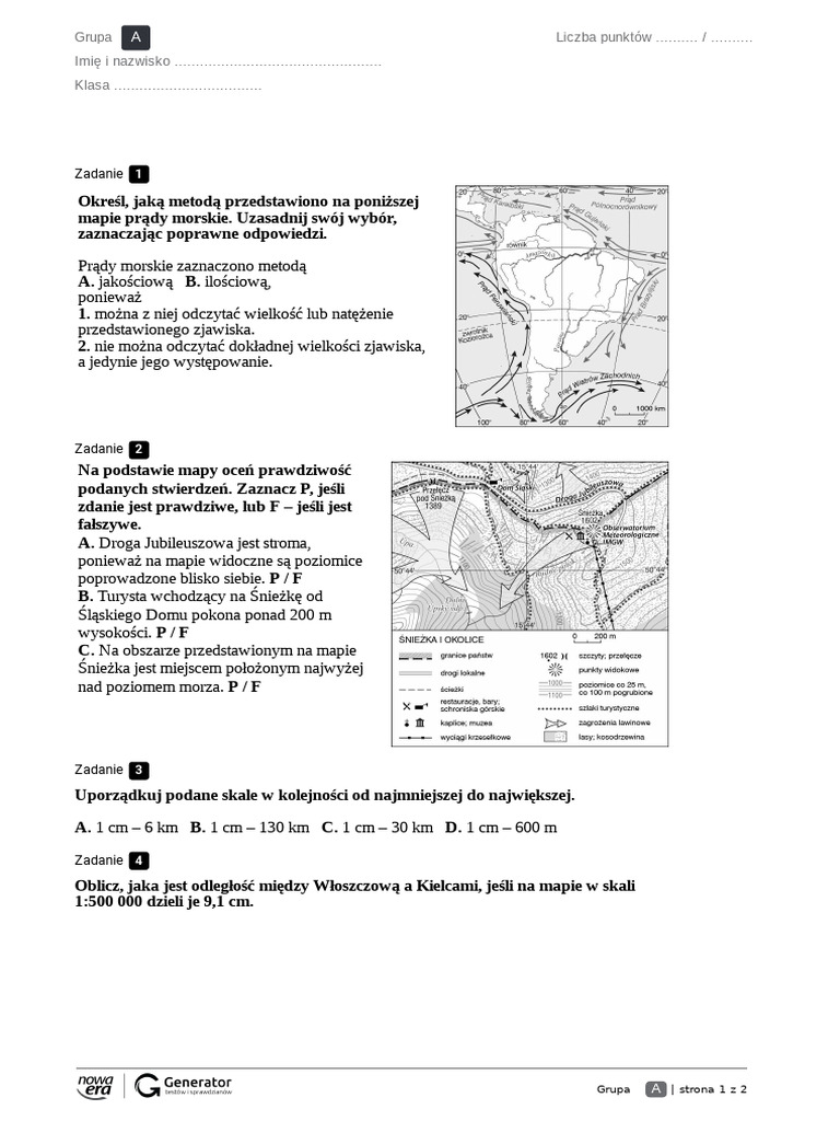 1.2.Test.Mapa jako obraz Ziemi | PDF