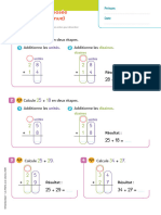 Addition Posée (Avec Retenue) : Calcule en Deux Étapes. Additionne Les - Additionne Les