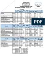 Information Systems 2016 Sem I Class Schedule Updated and Final