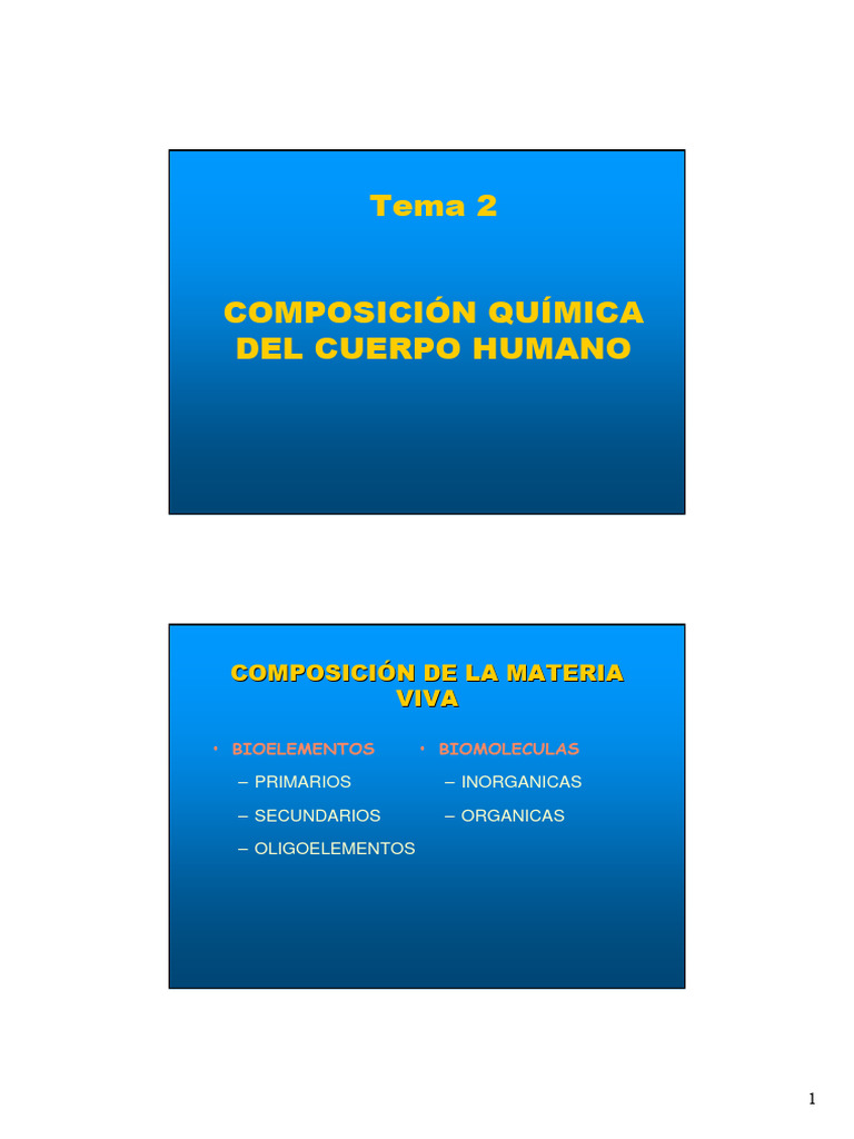 Bioquimica. Composicion Quimica Del Cuerpo Humano | Descargar gratis ...