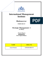 Strategic Managemnt Final Report