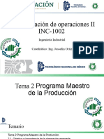 Administracion de Operaciones II Inc-1002 Mps