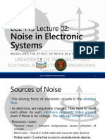 Ece113 Lec02 Noise in Electronic Systems