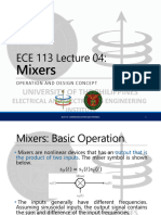 Ece113 Lec04 Mixers