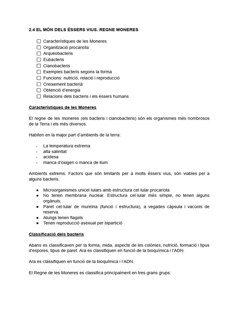 2.4 Regne Moneres | PDF